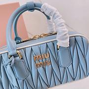 MiuMiu Arcadie matelassé Nappa leather handbag 001-22*10.5*7.5cm - 5