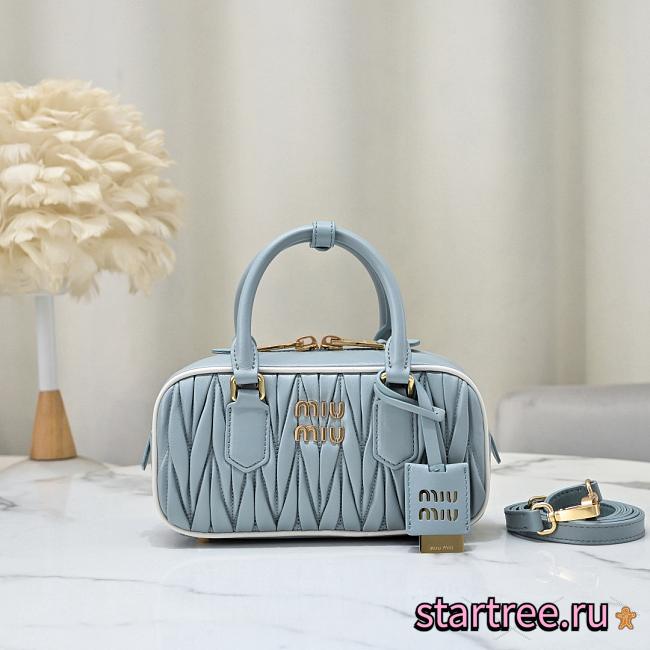 MiuMiu Arcadie matelassé Nappa leather handbag 002-22*10.5*7.5cm - 1