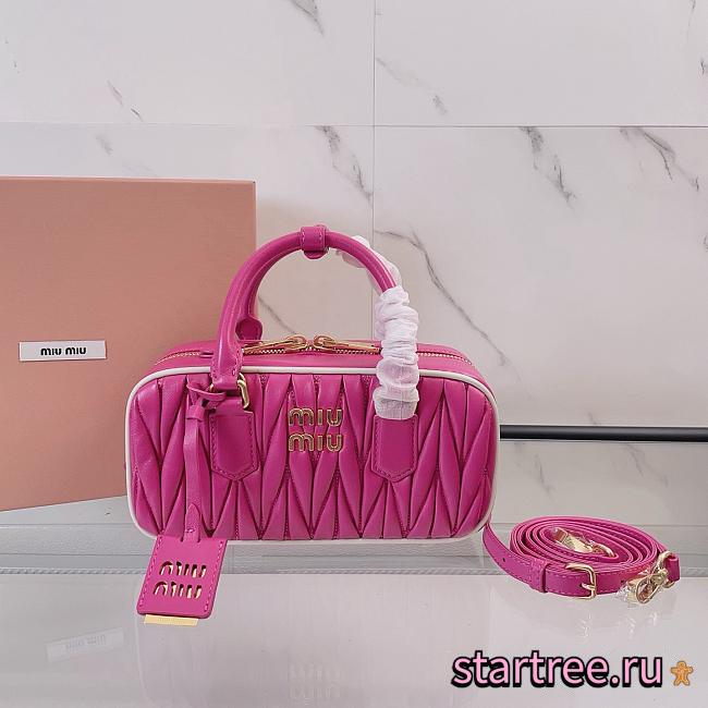 MiuMiu Arcadie matelassé Nappa leather handbag 004-22*10.5*7.5cm - 1