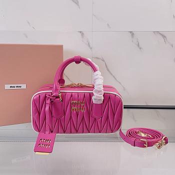 MiuMiu Arcadie matelassé Nappa leather handbag 004-22*10.5*7.5cm
