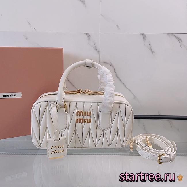 MiuMiu Arcadie matelassé Nappa leather handbag 005-22*10.5*7.5cm - 1