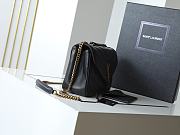YSL Saint Laurent LouLou Bag Black-29*17*8cm - 3