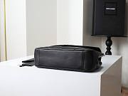 YSL Saint Laurent LouLou Bag Black Silver-29*17*8cm - 4