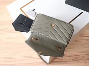 YSL Saint Laurent LouLou Bag Grey-29*17*8cm - 3