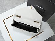 YSL Saint Laurent LouLou Bag White-29*17*8cm - 4