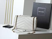 YSL Saint Laurent LouLou Bag White-29*17*8cm - 3