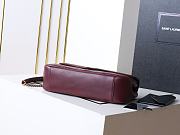 YSL Saint Laurent LouLou Bag Burgundy-29*17*8cm - 3