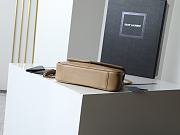 YSL Saint Laurent Mini LouLou Bag Tan-24*14*7cm - 5