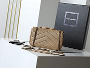 YSL Saint Laurent Mini LouLou Bag Tan-24*14*7cm - 4