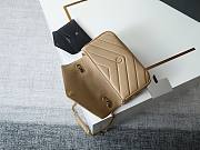 YSL Saint Laurent Mini LouLou Bag Tan-24*14*7cm - 3