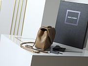 YSL Saint Laurent Mini LouLou Bag Tan-24*14*7cm - 2