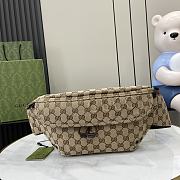 GUCCI Original GG canvas small belt bag-32*17*5cm - 1