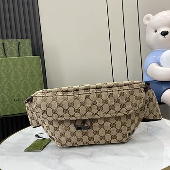 GUCCI Original GG canvas small belt bag-32*17*5cm