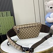 GUCCI Original GG canvas small belt bag-32*17*5cm - 5