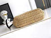 Prada Mini Crochet and Leather Tote Bag-21*16*10cm - 4