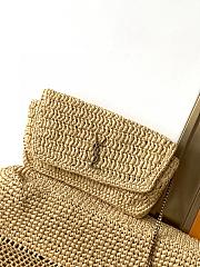 YSL Saint Lauren Icare Maxi Raffia Bag-37cm - 3