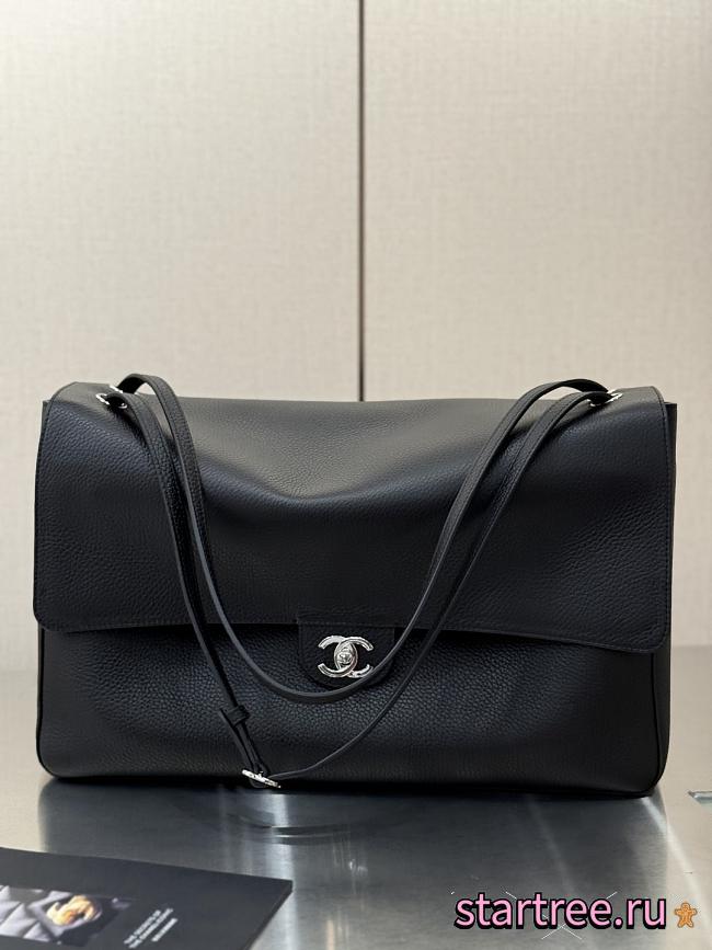 Chanel 26S Mix Flap Bag Black-26*38*11cm - 1