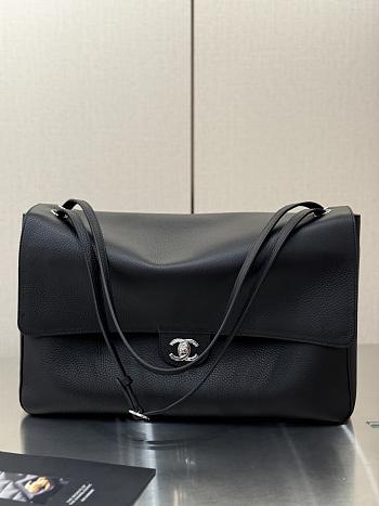 Chanel 26S Mix Flap Bag Black-26*38*11cm