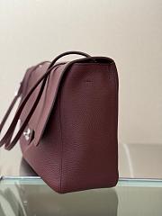 Chanel 26S Mix Flap Bag Burgundy-26*38*11cm - 2