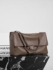 Chanel 26S Mix Flap Bag Brown-26*38*11cm - 5