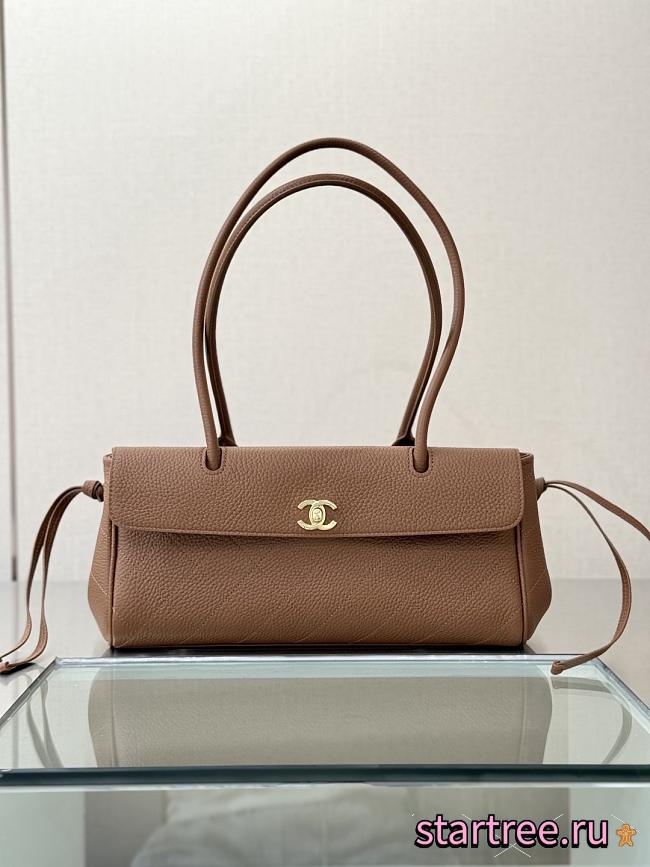 Chanel Small Shopping bag Brown-15*30.5*11.5cm - 1