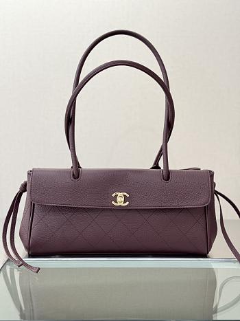 Chanel Small Shopping bag Burgundy-15*30.5*11.5cm