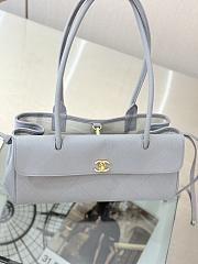 Chanel Small Shopping bag Blue-15*30.5*11.5cm - 3