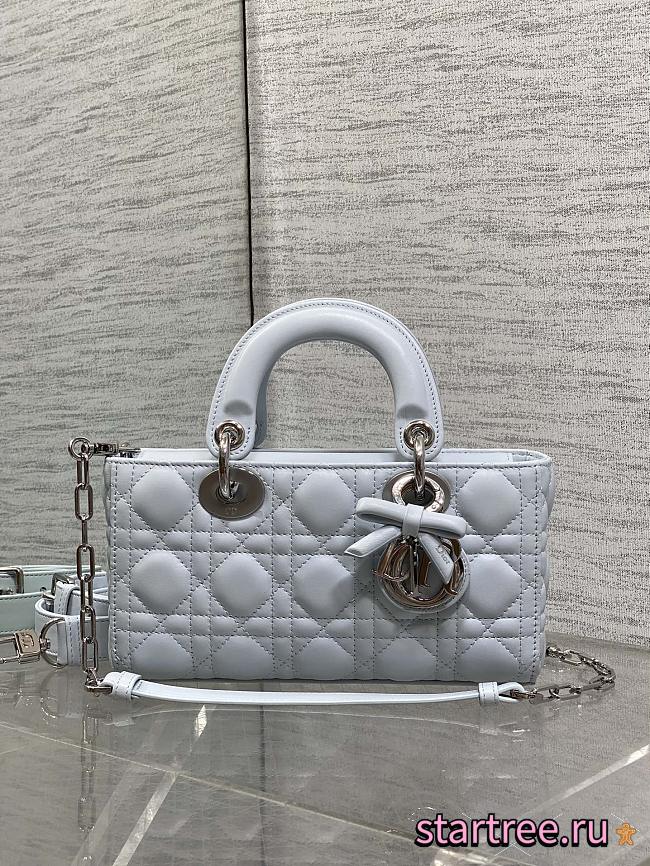 Dior Small Lady D-Joy handbag Blue-22 x 11 x 6 cm - 1