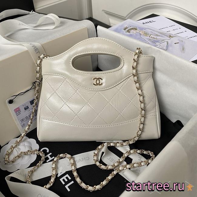 Chanel Mini 31 HandBag White-17.5*20.5*4cm - 1