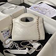 Chanel Mini 31 HandBag White-17.5*20.5*4cm - 3