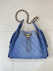 Chanel 25C hobo Bag Denim -30×26×14cm - 1