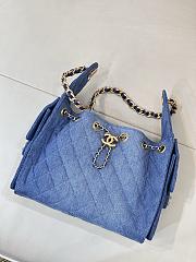 Chanel 25C hobo Bag Denim -30×26×14cm - 4