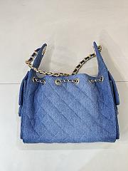 Chanel 25C hobo Bag Denim -30×26×14cm - 3