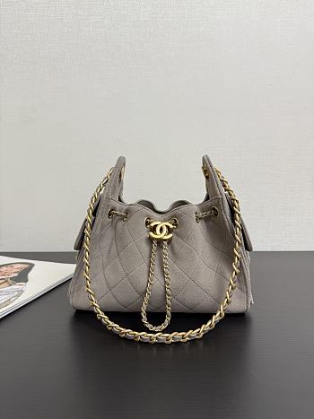 Chanel Mini 25 Bag AS5293 Suede Gold Hardware-20*22*12.5cm