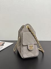Chanel Mini 25 Bag AS5293 Suede Gold Hardware-20*22*12.5cm - 5