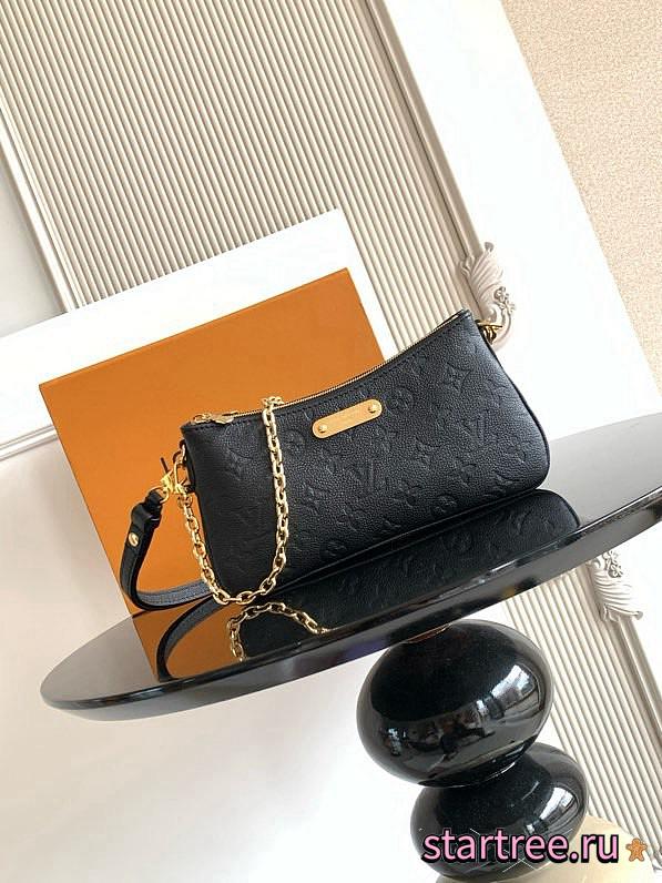 Louis Vuitton Pochette Liv Black M83301-24.5*13.5*6.5 - 1