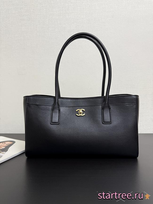 CHANEL Cerf Tote black-20 x 39 x 13cm - 1