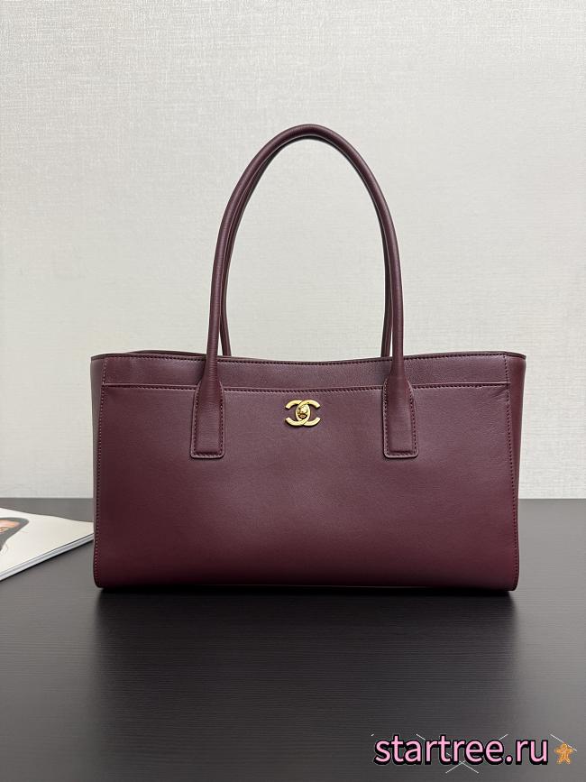 CHANEL Cerf Tote burgundy-20 x 39 x 13cm - 1
