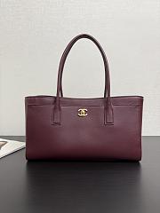 CHANEL Cerf Tote burgundy-20 x 39 x 13cm - 1