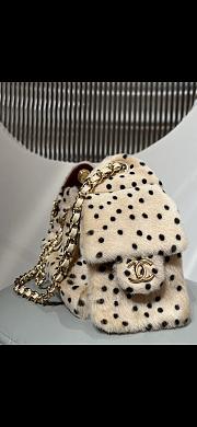 Chanel 25 Mini Bag Light Beige- 20 x 22 x 12.5cm - 3