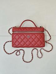 Chanel 25K Handbag Red-17*19.5*5cm - 1
