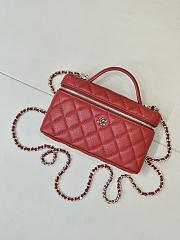 Chanel 25K Handbag Red-17*19.5*5cm - 4