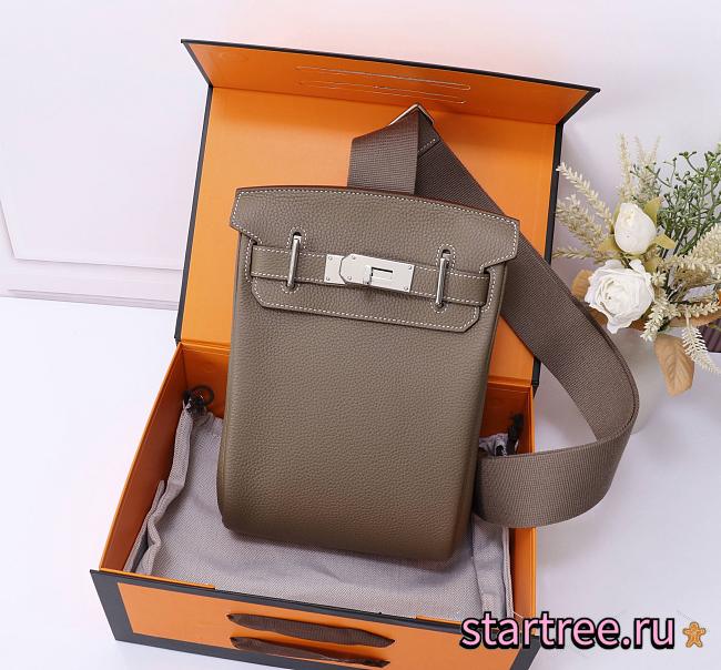 Hermes Hac a Dos PM Backpack Etoupe - 1