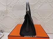 Hermes 25 Birkin Bag In Epsom leather Chocolate and Gold Hardware - 3
