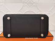 Hermes 25 Birkin Bag In Epsom leather Chocolate and Gold Hardware - 6