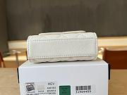 Chanel 25S Handle Bag Caviar White-11.5*14.5*5CM - 4