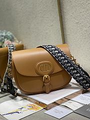  DIOR | Bobby Caramel bag with Blue Dior Strap - M9320 - 27 x 8 x 19.5 cm - 4