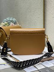  DIOR | Bobby Caramel bag with Blue Dior Strap - M9320 - 27 x 8 x 19.5 cm - 3