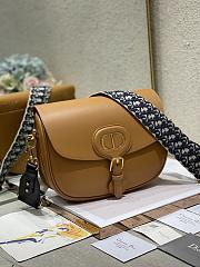  DIOR | Bobby Caramel bag with Blue Dior Strap - M9320 - 27 x 8 x 19.5 cm - 2