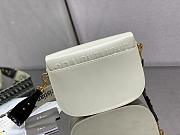  DIOR |  Bobby White bag with Blue Dior Strap - M9320 - 27 x 8 x 19.5 cm - 3